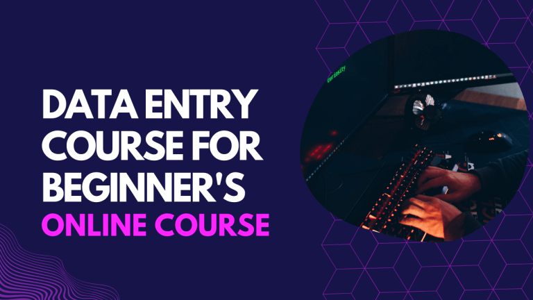 Data Entry Course For Beginners